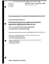 BS 4727-2 Group 08:1986