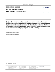 NBN EN ISO 13766-1:2018