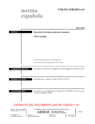 UNE-EN 1538:2011+A1:2016