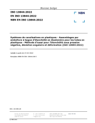 NBN EN ISO 13844:2022