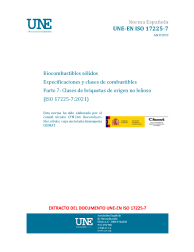 UNE-EN ISO 17225-7:2022