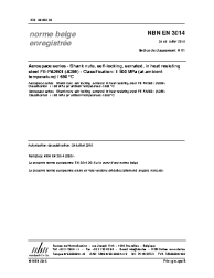 NBN EN 3014:2015