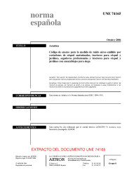 UNE 74165:2004 (R2014)