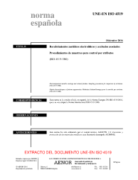 UNE-EN ISO 4519:2016