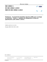 NBN EN ISO 19062-1:2015