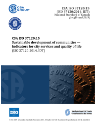 CSA ISO 37120:15 (R2025)