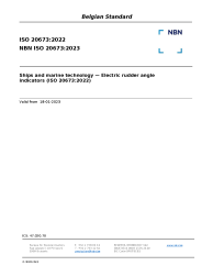 NBN ISO 20673:2023