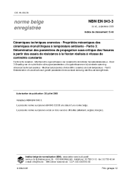 NBN EN 843-3:2005