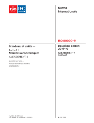 ISO 80000-11:2019/AMD1:2025