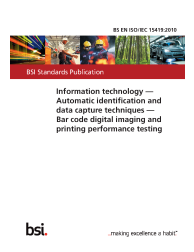 BS EN ISO/IEC 15419:2010