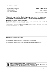 NBN EN 1082-3:2000