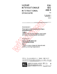 IEC 60432-1:1993/AMD1:1995