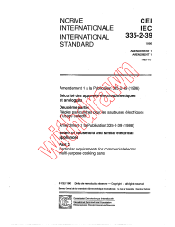 IEC 60335-2-39:1986/AMD1:1990