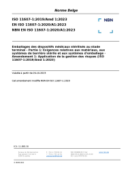 NBN EN ISO 11607-1:2020/A1:2023