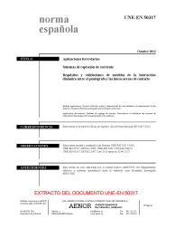 UNE-EN 50317:2012 (R2018)