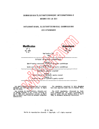 IEC 60758:1983/AMD1:1983