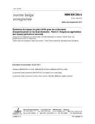NBN EN 295-5:2013