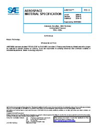 SAE AMS 7909D:2019-10-29