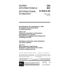 IEC 61334-3-22:2001