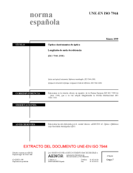 UNE-EN ISO 7944:1999 (R2009)