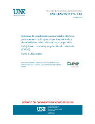UNE-CEN/TS 17176-3:2022 EX