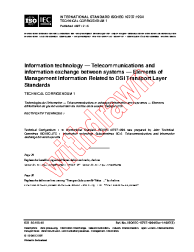 ISO/IEC 10737:1994/COR1:1997