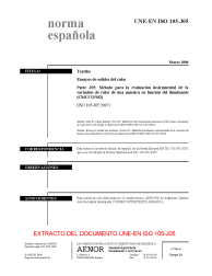 UNE-EN ISO 105-J05:2008