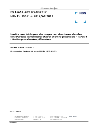 NBN EN 15651-4:2017/AC:2017