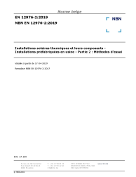 NBN EN 12976-2:2019