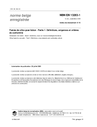 NBN EN 13263-1:2005