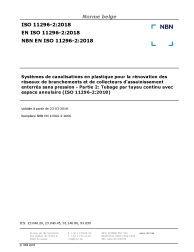 NBN EN ISO 11296-2:2018