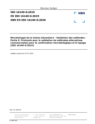 NBN EN ISO 16140-6:2020