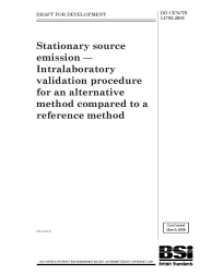 DD CEN/TS 14793:2005