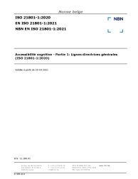 NBN EN ISO 21801-1:2021