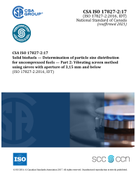 CSA ISO 17827-2:17 (R2021)
