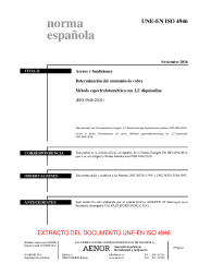 UNE-EN ISO 4946:2016