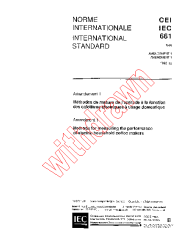 IEC 60661:1980/AMD1:1992