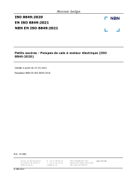 NBN EN ISO 8849:2021