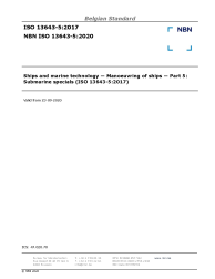 NBN ISO 13643-5:2020