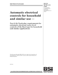 BS EN 60730-2-16:1998