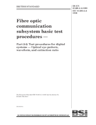 BS EN 61280-2-2:1999