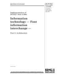 BS ISO/IEC 9541-1:1991+A4:2009
