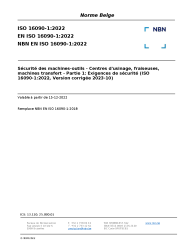 NBN EN ISO 16090-1:2022