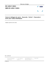 NBN EN 1254-7:2021
