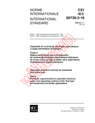 IEC 60730-2-16:1995+AMD1:1997 Consolidated