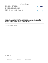 NBN EN ISO 1833-27:2019