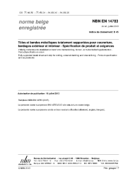 NBN EN 14783:2013