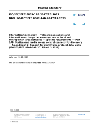 NBN ISO/IEC/IEEE 8802-1AB:2017/A2:2023