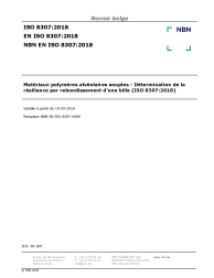 NBN EN ISO 8307:2018