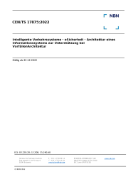 CEN/TS 17875:2022